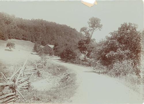 View Down a Country Road 
