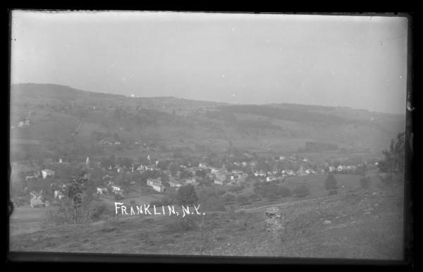 Bird's Eye View of Franklin, NY 
