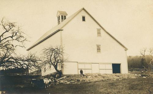 Large Barn and Barnyard 
