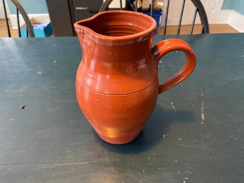 Redware Pitcher