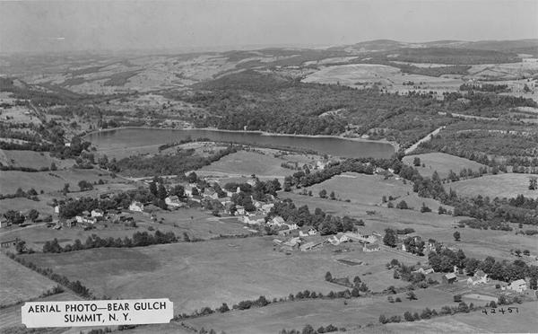 Aerial Photo of Bear Gulch in Summit, NY