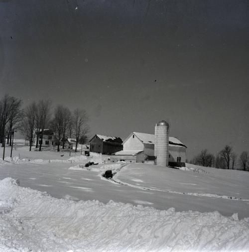 Winter Farm Scene