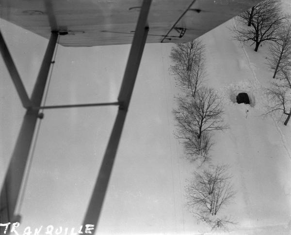 Snowstorm in Oneida County, New York
