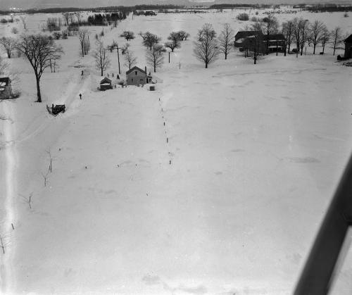 Snowstorm in Oneida County, New York