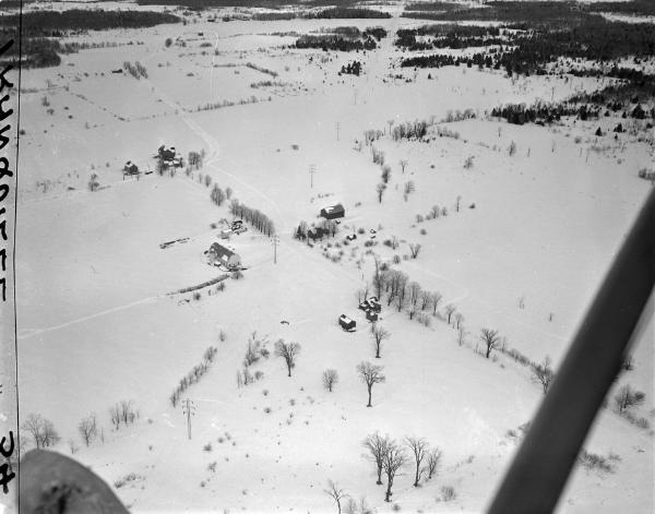 Snowstorm in Oneida County, New York