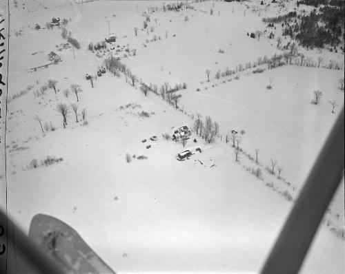 Snowstorm in Oneida County, New York