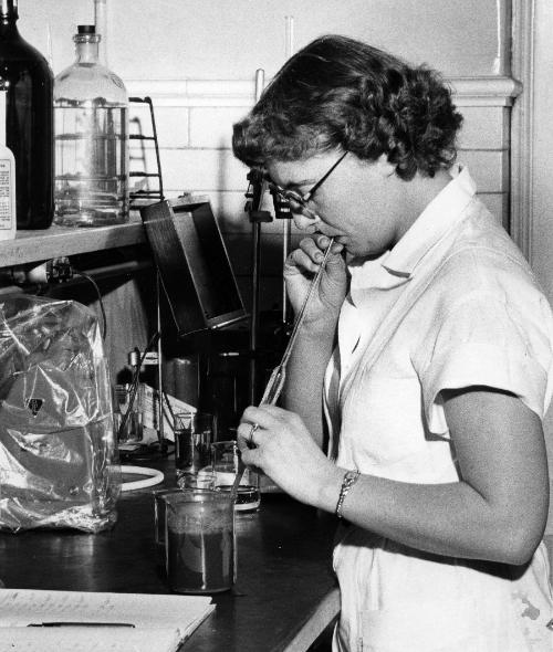 Woman in Science Lab, Geneva, NY