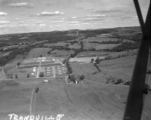 Aerial of Natural Gas facility in West Winfield, New York