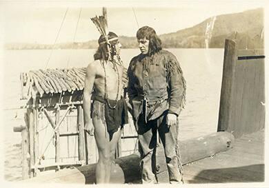 Conversing on Muskrat Castle
