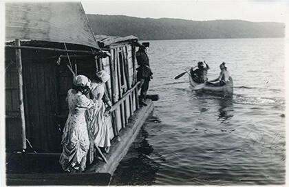 Watching the Canoe Leave