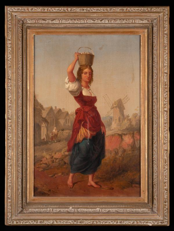 Young Lady With Basket