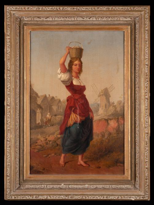 Young Lady With Basket
