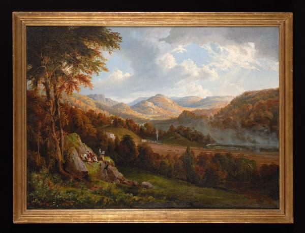 Two Artists in a Landscape