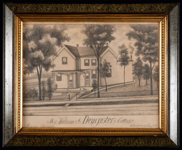 Mr. William Dempster's Cottage, Sharon Springs, Schoharie Co., N.Y.