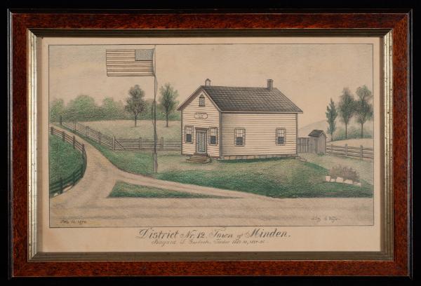 District Nr. 12, Town of Minden, N.Y., Bayard Garlock, Teacher, 1889-1890, 1894-1895