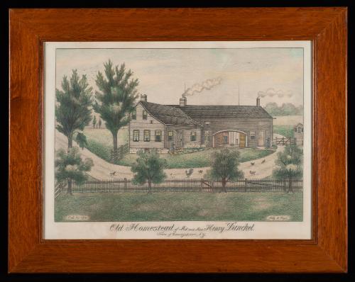 Old Homestead of Mr. and Mrs. Henry Dunckel, Town of Canajoharie, N.Y.