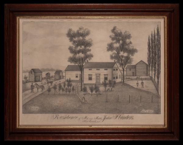 Residence of Mr. and Mrs. John Flanders, Flat Creek, NY