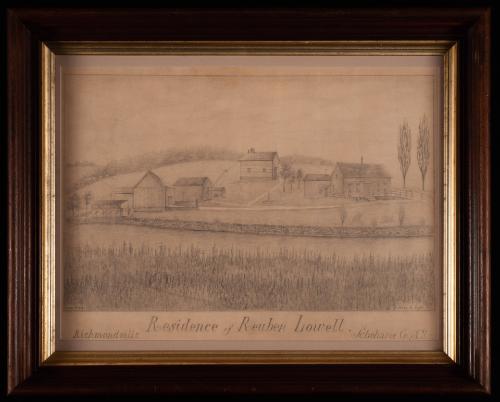 Residence of Reuben Lowell, Richmondville, Schoharie County, N.Y.