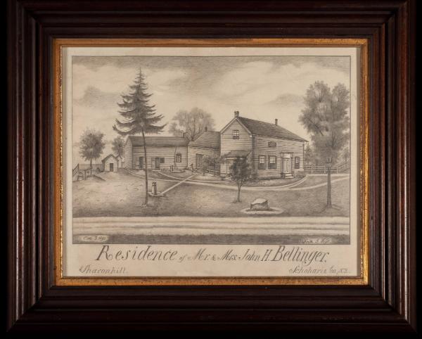 Residence of Mr. and Mrs. John H. Bellinger, Sharonhill, Schoharie Co., N.Y.