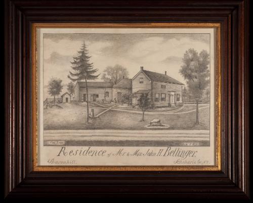 Residence of Mr. and Mrs. John H. Bellinger, Sharonhill, Schoharie Co., N.Y.