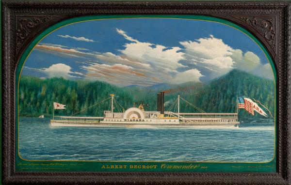 Steamer Niagara Passing Fort Washington Point, 1845