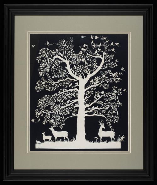 Deer and Tree