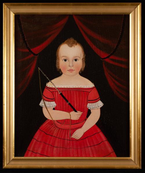 Child in Red with Whip