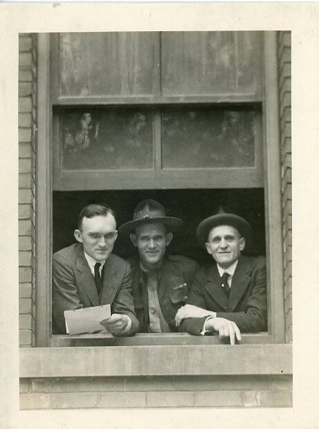 A. Leo Stevens and Others At the Window