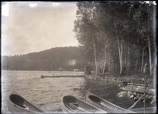 Canoes on the Water