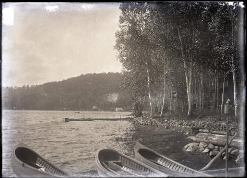 Canoes on the Water