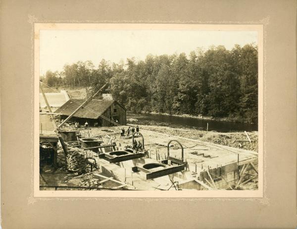 Building of the Colliersville Dam 3