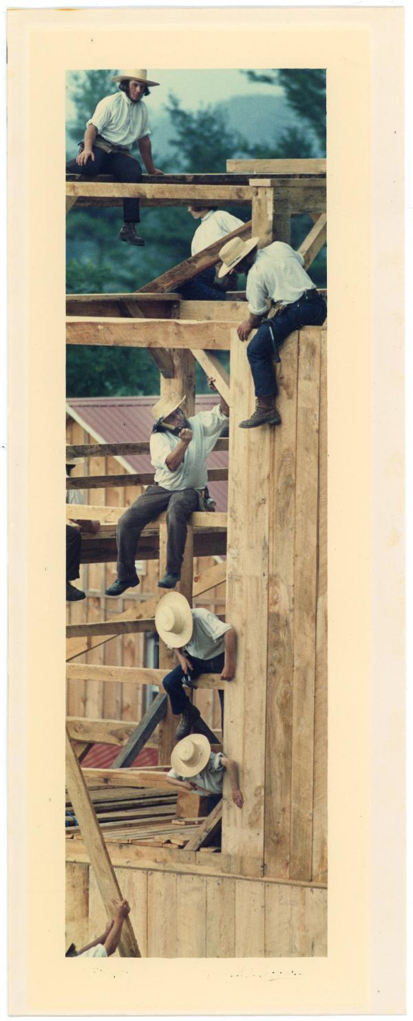 Amish Barn Raising