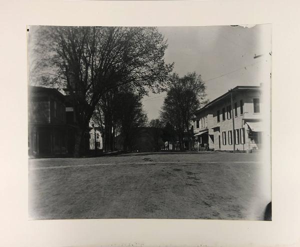 Looking Up North Main Street in Milford, NY