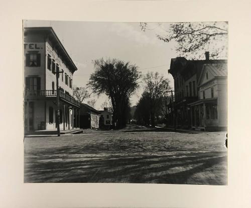 Looking Down South Main Street in Milford, NY