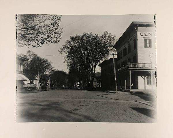 Looking Down East Main Street in Milford, NY