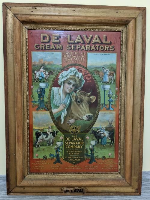De Laval Cream Separator Sign