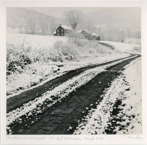 Farmhouse in New Kingston, NY and Driveway March ‘76