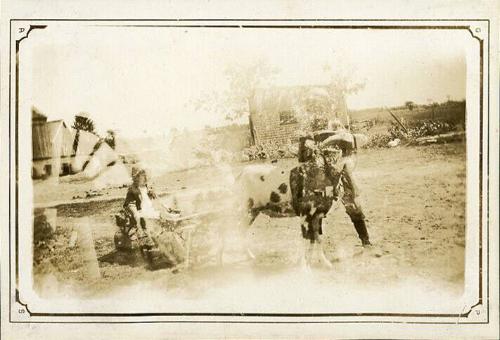 Child in Wagon