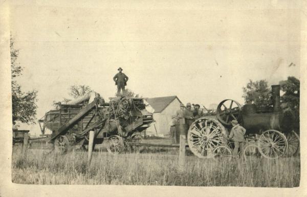 Steam Engine & Thresher