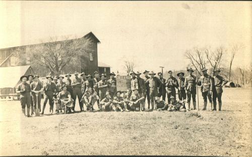 WW1 Soldier Railyard 1