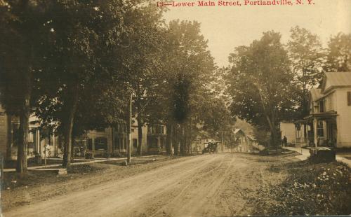 Lower Main Street, Portlandville, NY