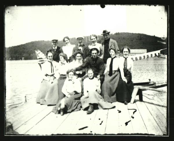 Group on Dock