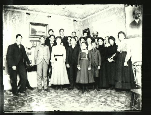 Group Inside House