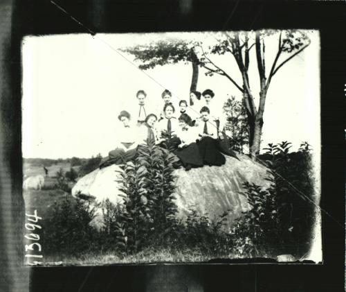 Group of Women on Rock