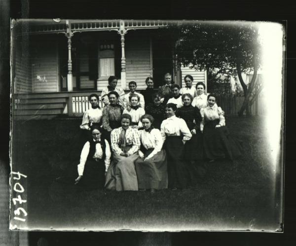 Group on Lawn