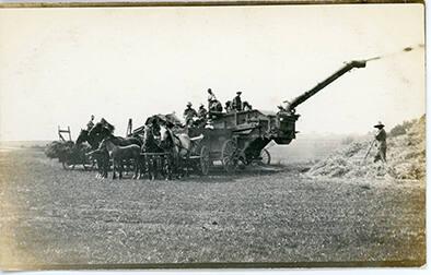 Threshing- Wesley, NY