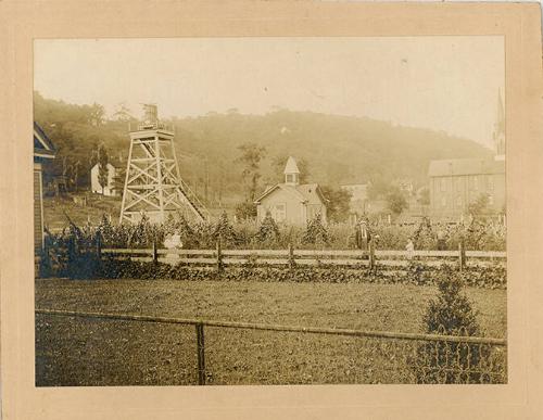 Hop Yard with Watertower