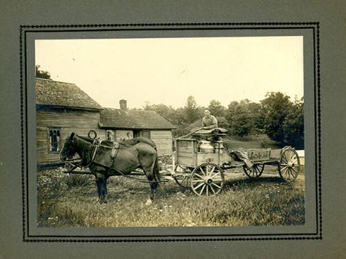 Horse Drawn Milk Wagon