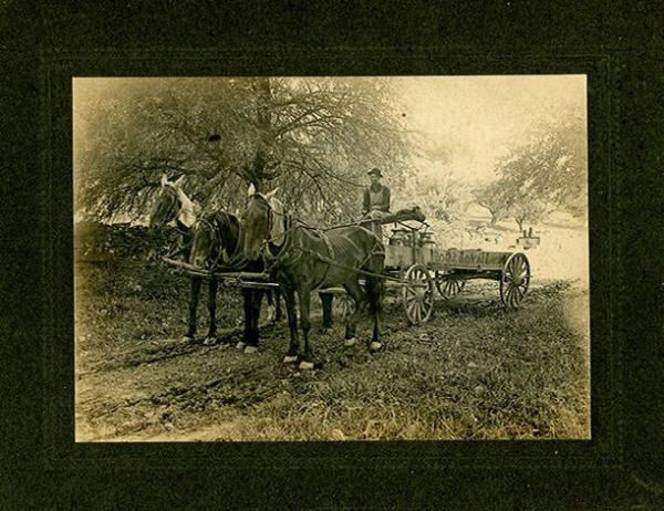 Horse Drawn Milk Wagon