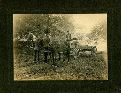Horse Drawn Milk Wagon
